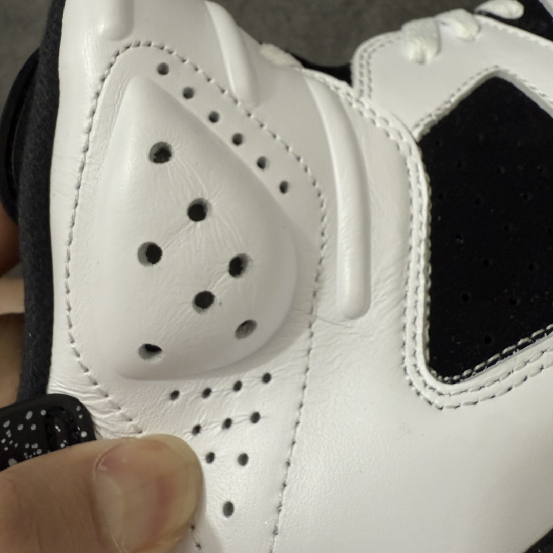 图片[4]-【XP纯原】Air Jordan AJ6 Retro 奥利奥黑白 CT8529-108 原楦原纸板开发 采购原厂皮料 原厂定型 后跟完美效果 到手可心比对发售原鞋 上脚百分百充当正品驾驭 真正原装公司级完美鞋型 一切细节实拍所见所得 纸板中底、钢印 完美版型 一应俱全外贸专供 发国外寄售可稳妥充正操作 尺码：40 40.5 41 42 42.5 43 44 44.5 45 46 47.5 48.5-选品中心