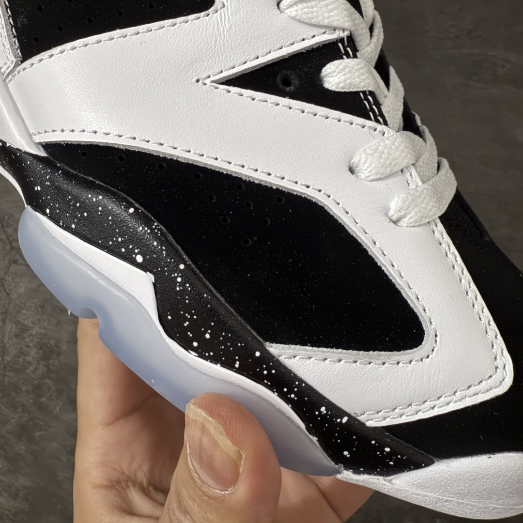 图片[5]-【XP纯原】Air Jordan AJ6 Retro 奥利奥黑白 CT8529-108 原楦原纸板开发 采购原厂皮料 原厂定型 后跟完美效果 到手可心比对发售原鞋 上脚百分百充当正品驾驭 真正原装公司级完美鞋型 一切细节实拍所见所得 纸板中底、钢印 完美版型 一应俱全外贸专供 发国外寄售可稳妥充正操作 尺码：40 40.5 41 42 42.5 43 44 44.5 45 46 47.5 48.5-选品中心