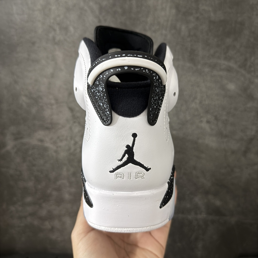 图片[4]-【XP纯原】Air Jordan AJ6 Retro 奥利奥黑白 CT8529-108 原楦原纸板开发 采购原厂皮料 原厂定型 后跟完美效果 到手可心比对发售原鞋 上脚百分百充当正品驾驭 真正原装公司级完美鞋型 一切细节实拍所见所得 纸板中底、钢印 完美版型 一应俱全外贸专供 发国外寄售可稳妥充正操作 尺码：40 40.5 41 42 42.5 43 44 44.5 45 46 47.5 48.5-选品中心