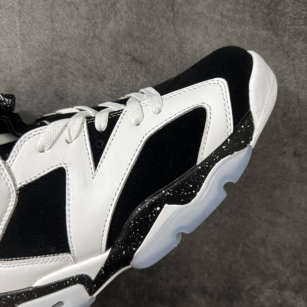 图片[6]-【XP纯原】Air Jordan AJ6 Retro 奥利奥黑白 CT8529-108 原楦原纸板开发 采购原厂皮料 原厂定型 后跟完美效果 到手可心比对发售原鞋 上脚百分百充当正品驾驭 真正原装公司级完美鞋型 一切细节实拍所见所得 纸板中底、钢印 完美版型 一应俱全外贸专供 发国外寄售可稳妥充正操作 尺码：40 40.5 41 42 42.5 43 44 44.5 45 46 47.5 48.5-选品中心