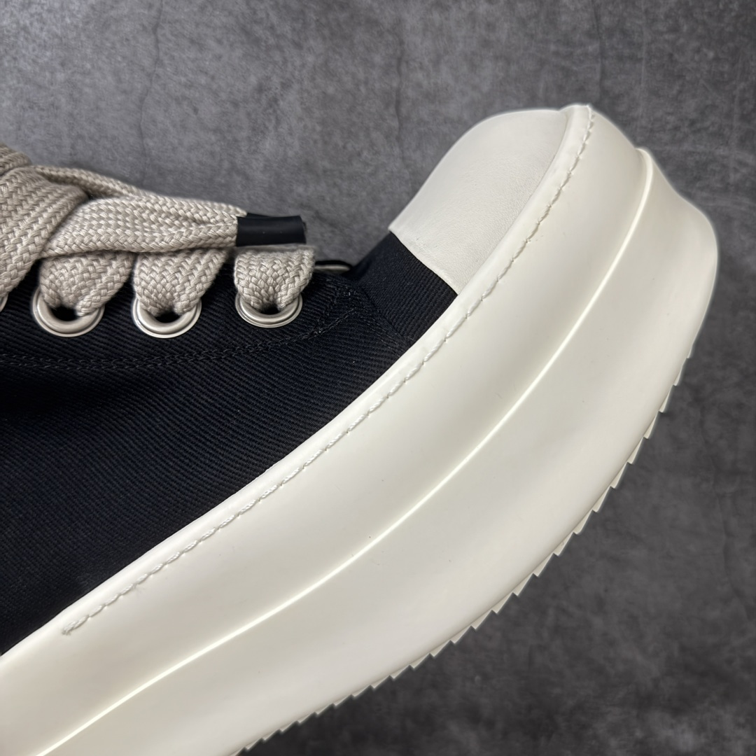 图片[6]-【莞产G版】帆布大匡威RO / Rick Owens DRKSHDW 瑞克·欧文斯 大匡威/高帮厚底/ 水洗牛仔帆布 高帮 西瓜头粗绑带 【皮料】 东莞原厂进口全新2025年新材质““水洗牛仔斜纹帆布” 【鞋带】 鞋带采用水染定织法工艺，高密度之下，透出光泽感！ 【鞋头】软糯，轻轻按压有牛皮细细的纹理质感！ 【鞋底】TPU大底奶香味！硬度、肤感一比一！鞋底logo钢印清晰正确！ 【鞋垫】独家私人开模压印！牛皮贴面，双层复合！ 【尺码】 ：36 37 38 39 40 41 42 43 44 45 46！-莆田鞋