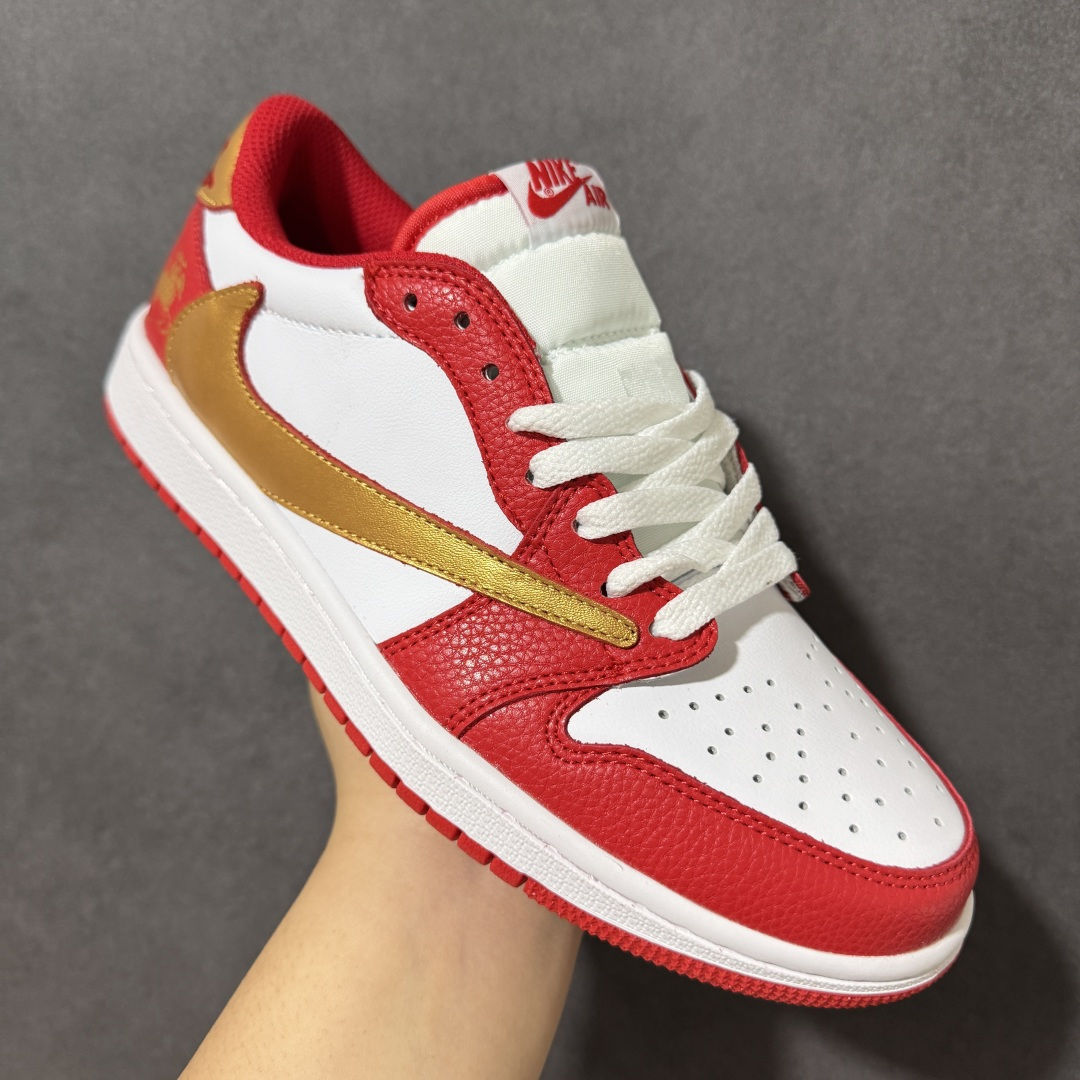 图片[3]-【公司级】Nike Air Jordan 1 x Travis Scott AJ1倒勾 乔一倒钩 ‘DIY’定制 耐克 低帮文化篮球鞋 完美品质出货 细节如图所示 鞋面切割工整 冲孔整齐干净 中底拉帮线 整体清洁度非常好 货号：DM7866-904 尺码：36 36.5 37.5 38 38.5 39 40 40.5 41 42 42.5 43 44 45 46-选品中心