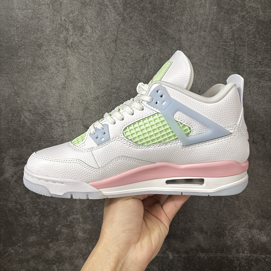 图片[2]-【新DT版】Air Jordan AJ4 Retro Valentine\’s Day 情人节彩蛋 IB7068-100 原厂头层皮料 全新升级改良 原鞋原楦原纸板同源开发 完美呈现乔4的版型 内侧正确双色网格 还原细节 正确气垫颜色 正确网格工艺 正确拉帮工艺 全鞋原装材料制作 原档案原模具打造 支持全方位与正品对比 尺码：35.5 36 36.5 37.5 38 38.5 39 40-选品中心