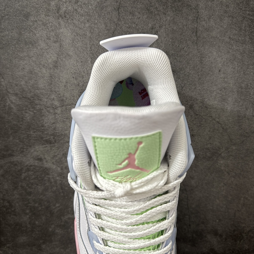 图片[8]-【新DT版】Air Jordan AJ4 Retro Valentine\’s Day 情人节彩蛋 IB7068-100 原厂头层皮料 全新升级改良 原鞋原楦原纸板同源开发 完美呈现乔4的版型 内侧正确双色网格 还原细节 正确气垫颜色 正确网格工艺 正确拉帮工艺 全鞋原装材料制作 原档案原模具打造 支持全方位与正品对比 尺码：35.5 36 36.5 37.5 38 38.5 39 40-选品中心