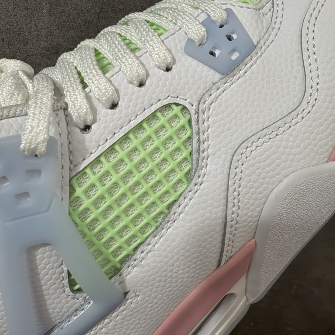 图片[4]-【新DT版】Air Jordan AJ4 Retro Valentine\’s Day 情人节彩蛋 IB7068-100 原厂头层皮料 全新升级改良 原鞋原楦原纸板同源开发 完美呈现乔4的版型 内侧正确双色网格 还原细节 正确气垫颜色 正确网格工艺 正确拉帮工艺 全鞋原装材料制作 原档案原模具打造 支持全方位与正品对比 尺码：35.5 36 36.5 37.5 38 38.5 39 40-莆田鞋