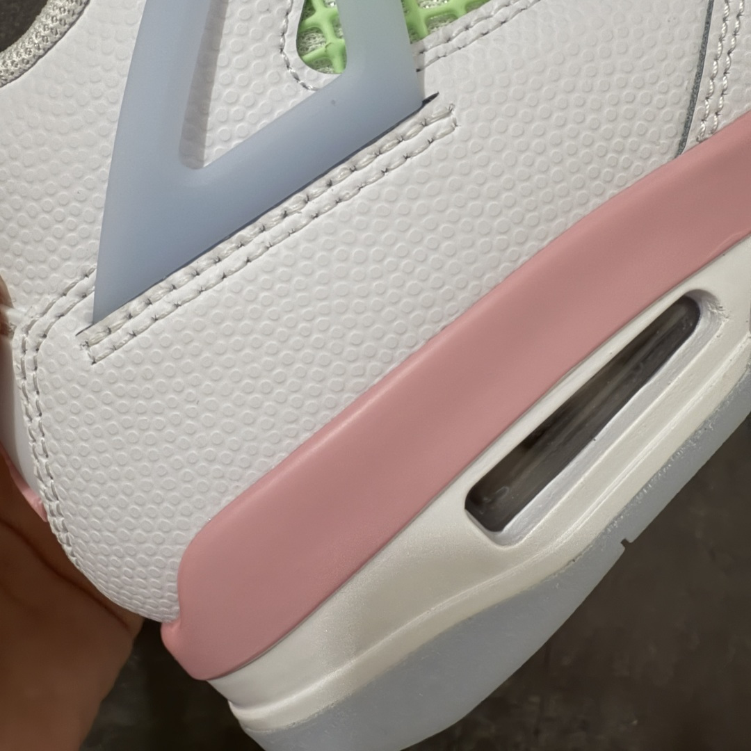 图片[3]-【新DT版】Air Jordan AJ4 Retro Valentine\’s Day 情人节彩蛋 IB7068-100 原厂头层皮料 全新升级改良 原鞋原楦原纸板同源开发 完美呈现乔4的版型 内侧正确双色网格 还原细节 正确气垫颜色 正确网格工艺 正确拉帮工艺 全鞋原装材料制作 原档案原模具打造 支持全方位与正品对比 尺码：35.5 36 36.5 37.5 38 38.5 39 40-莆田鞋