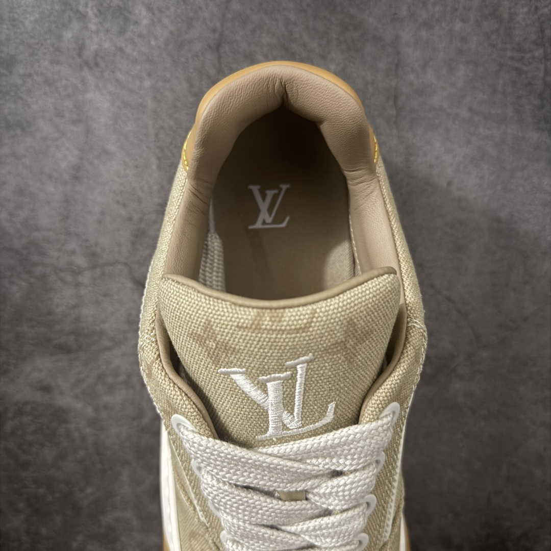 图片[8]-【佛山超a版】LV 路易威登LOUIS VUITTON Tilted Low Sneakers 倾斜系列低帮复古休闲运动文化百搭板鞋 2026早春款板鞋 饼干鞋 市场最顶天花板 正确细节 完美版型做工 欢迎对比市场任何品质的货品 广东原产 升级原楦型开发纸版 包装说明书防尘布袋物件(附送官方快递加固牛皮纸外盒!!)#采用Monogram 丹宁布鞋面材质#鞋垫嵌入软脚感EVA物料#后跟耐弯折滴塑支撑片#全新开发TPR光泽组合隔色鞋底❗ 尺码：39 40 41 42 43 44 45-选品中心