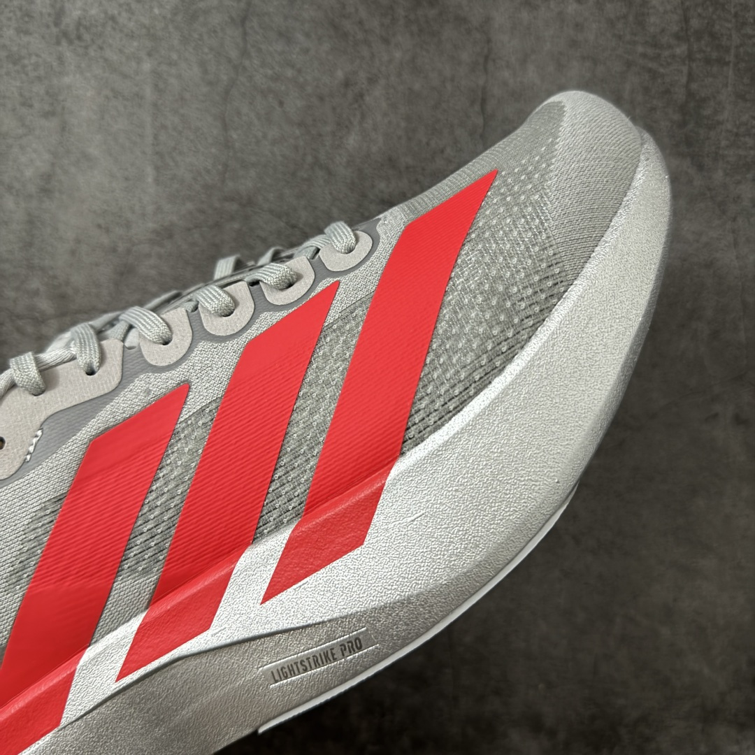 Adidas Adizero EVO SL 马拉松竞速专业跑鞋市场最强版出货原材料 内置碳板原厂网纱潮流
