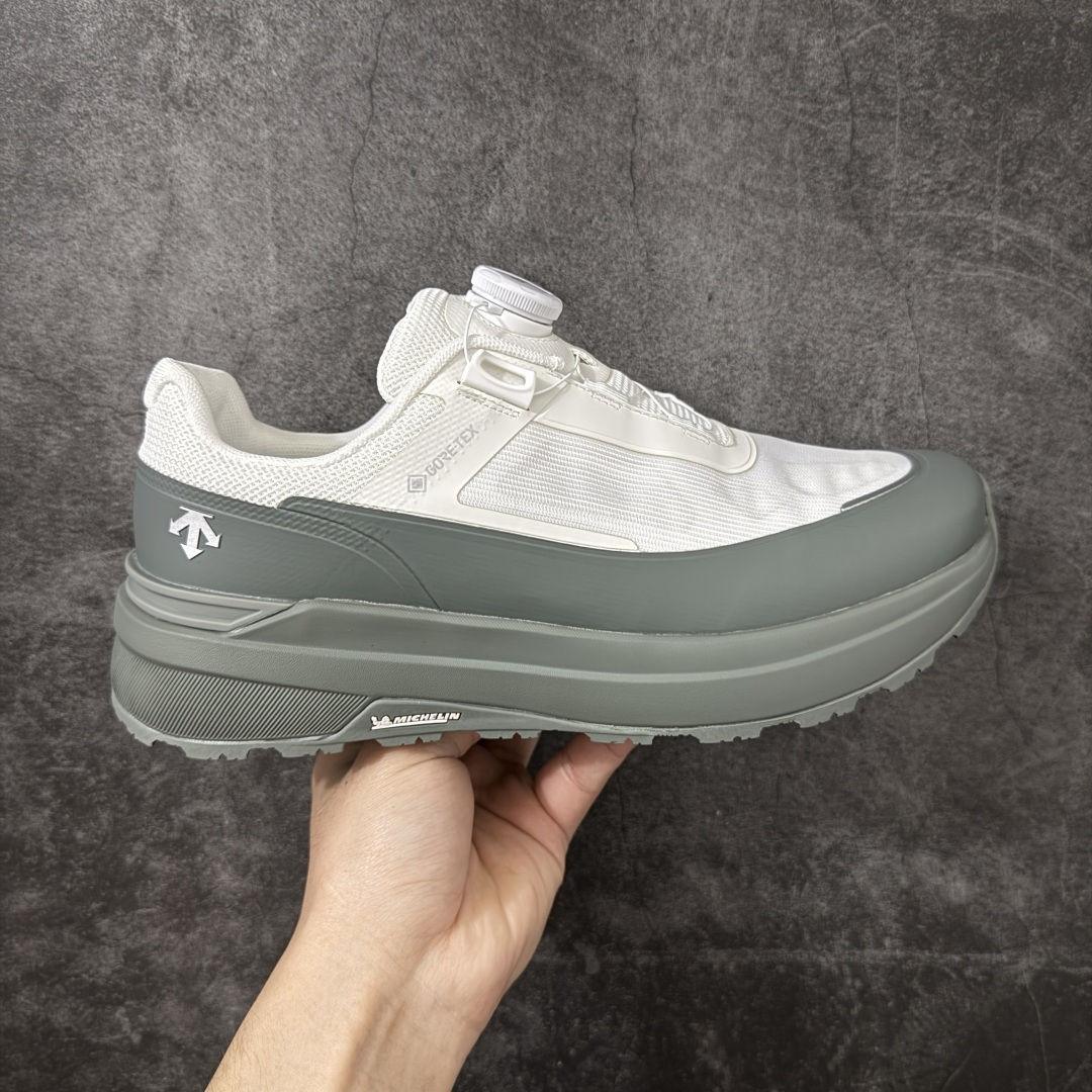 【正确版】DESCENTE BOA Dualis GTX迪桑特轻盈缓震皮鞋面时尚休闲运动覆盖防水男子越野跑鞋 官方同步 正确细节 正确灰色标 正确米其林大底 区别市场错版 尺码： 38-45-选品中心