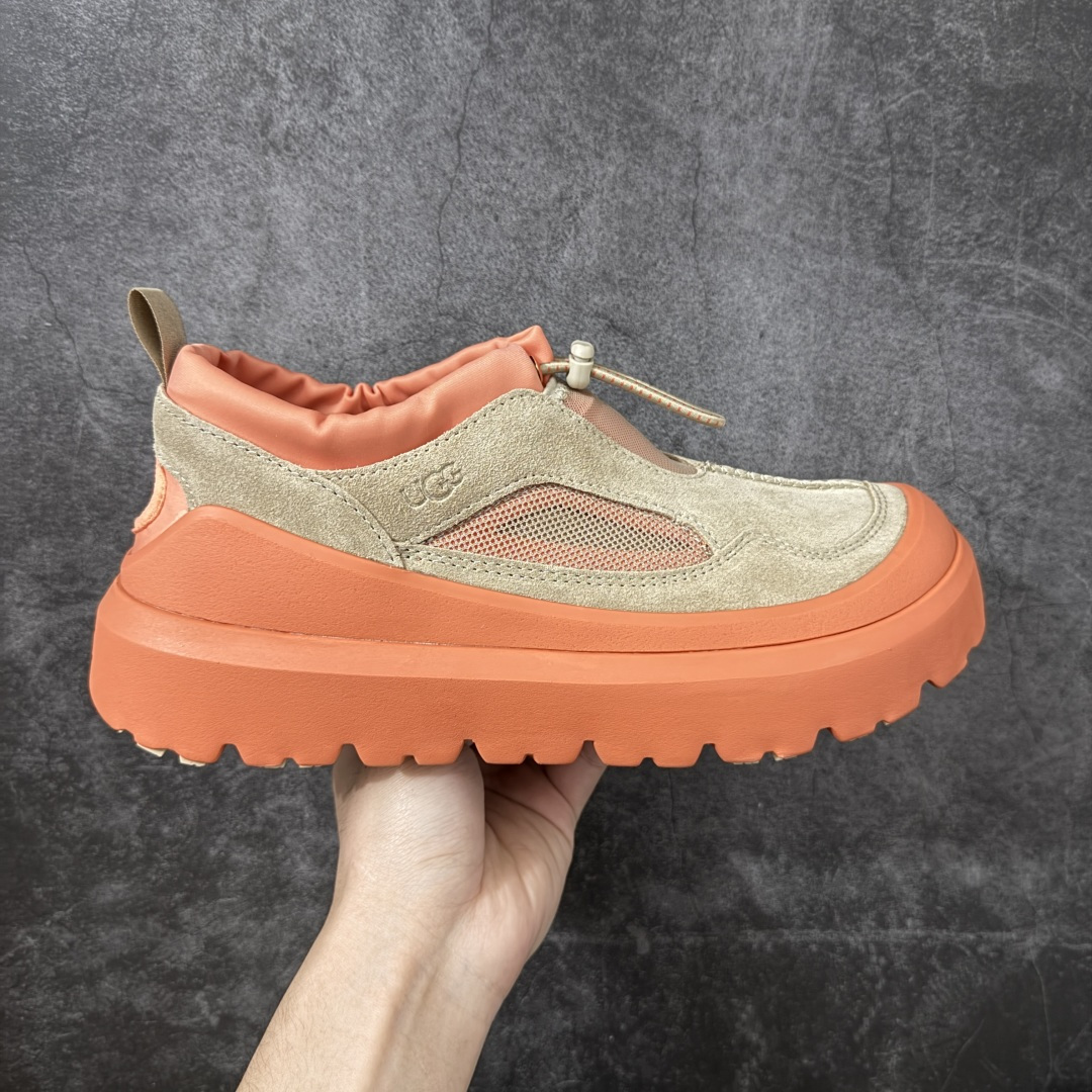 【纯原H版】UGG Heritage Utility 牛剖层革 百搭圆头 低帮 生活休闲鞋 男女同款 米橙色 1174995 十年品牌制鞋代工厂生产线出品 注重每一处细节 完全遵循ZP工艺流程打造 尺码：35 36 37 38 39 40 41 42 43 44 45-选品中心