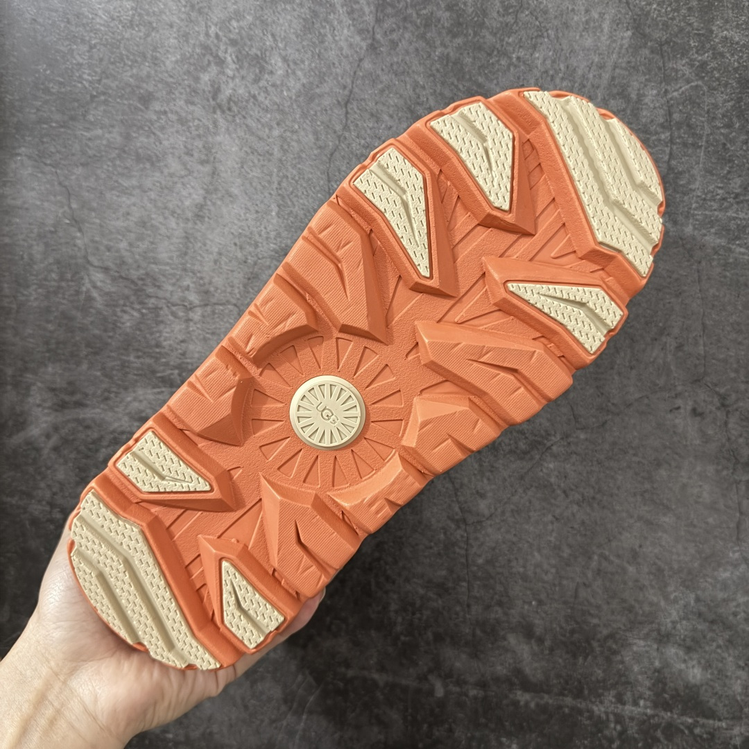 UGG Heritage Utility 牛剖层革 百搭圆头 低帮 生活休闲鞋 男女同款 米橙色 十年品