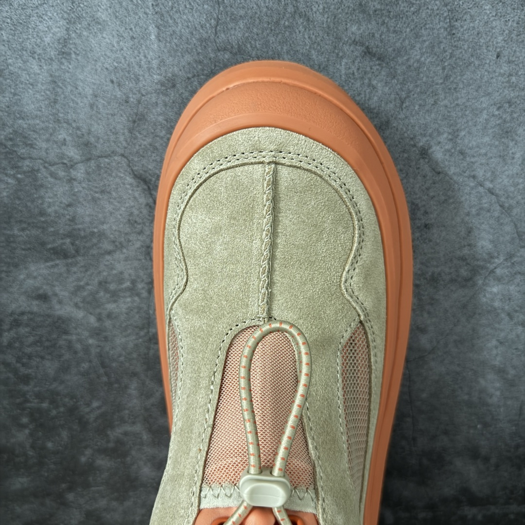 UGG Heritage Utility 牛剖层革 百搭圆头 低帮 生活休闲鞋 男女同款 米橙色 十年品