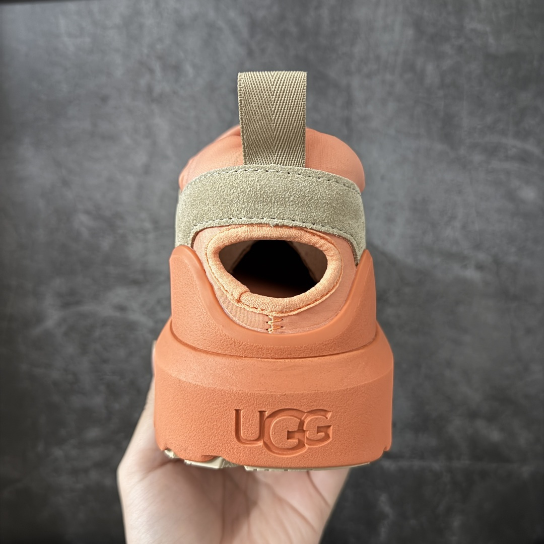 UGG Heritage Utility 牛剖层革 百搭圆头 低帮 生活休闲鞋 男女同款 米橙色 十年品