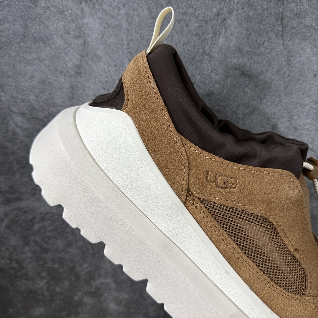 UGG Heritage Utility 牛剖层革 百搭圆头 低帮 生活休闲鞋 男女同款 米棕色 十年品