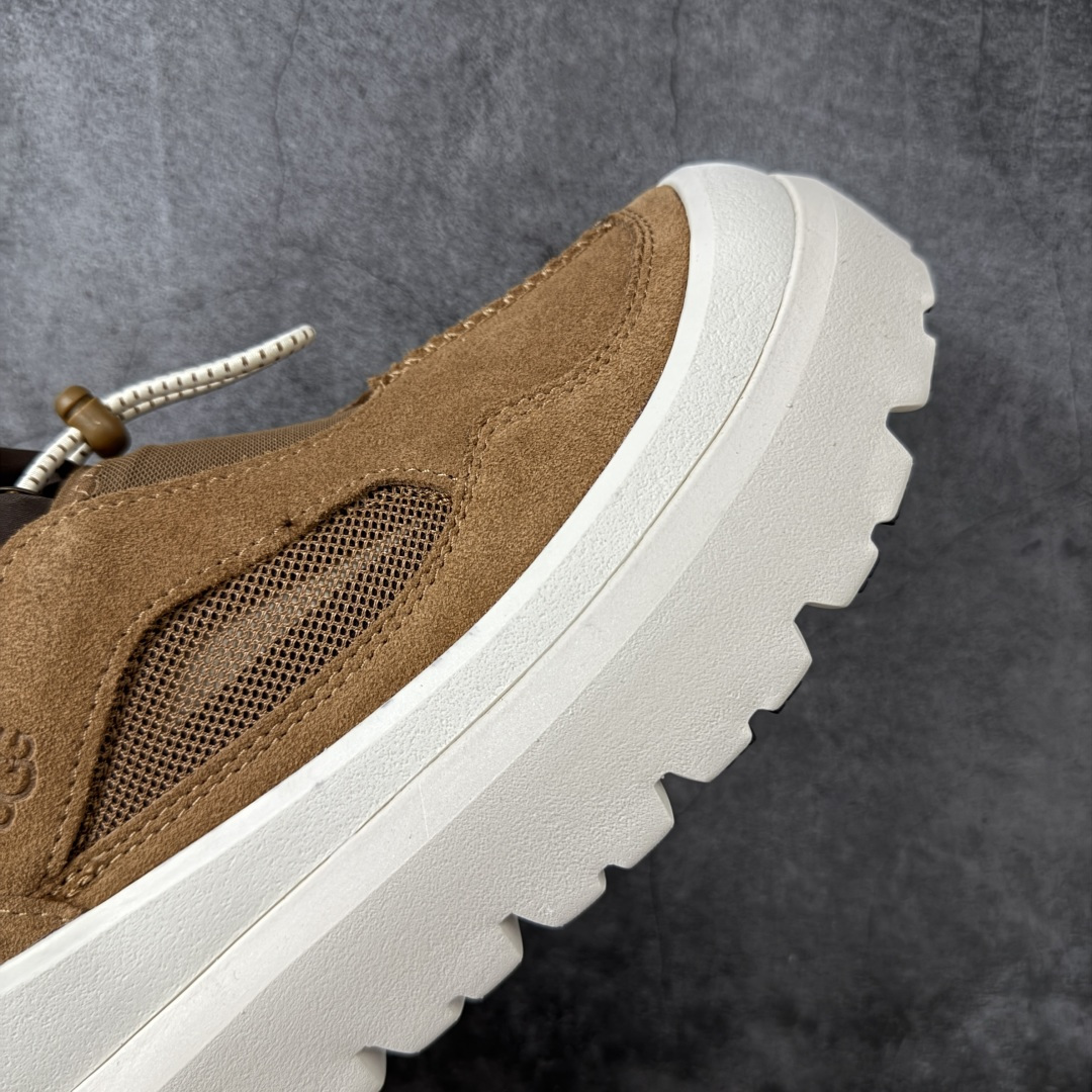 UGG Heritage Utility 牛剖层革 百搭圆头 低帮 生活休闲鞋 男女同款 米棕色 十年品