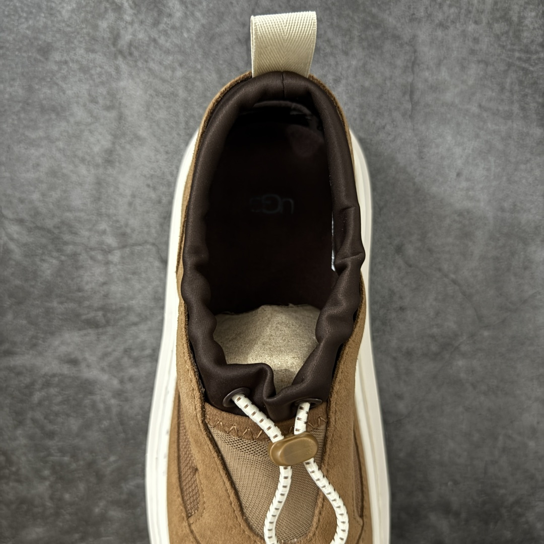 UGG Heritage Utility 牛剖层革 百搭圆头 低帮 生活休闲鞋 男女同款 米棕色 十年品