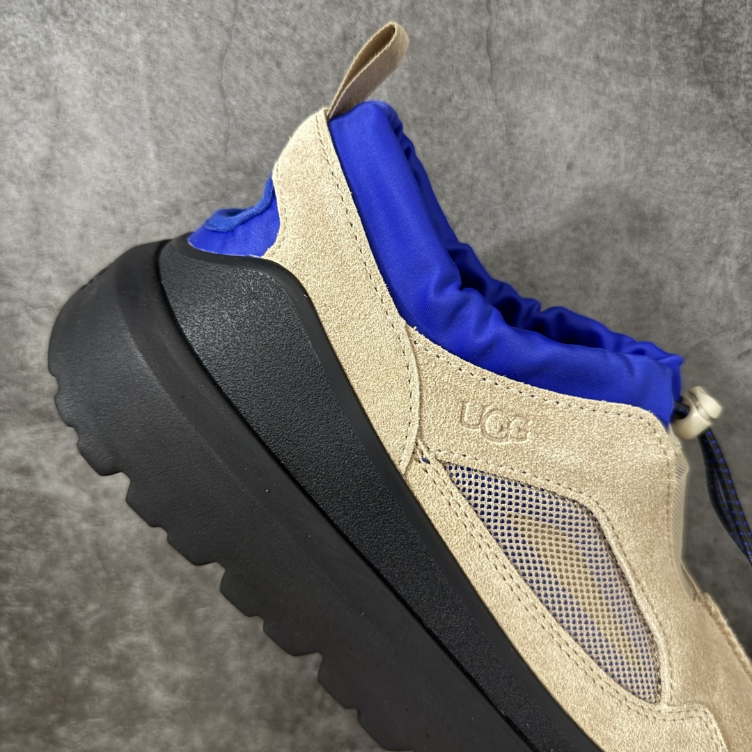 UGG Heritage Utility 牛剖层革 百搭圆头 低帮 生活休闲鞋 男女同款 黑棕色 十年品