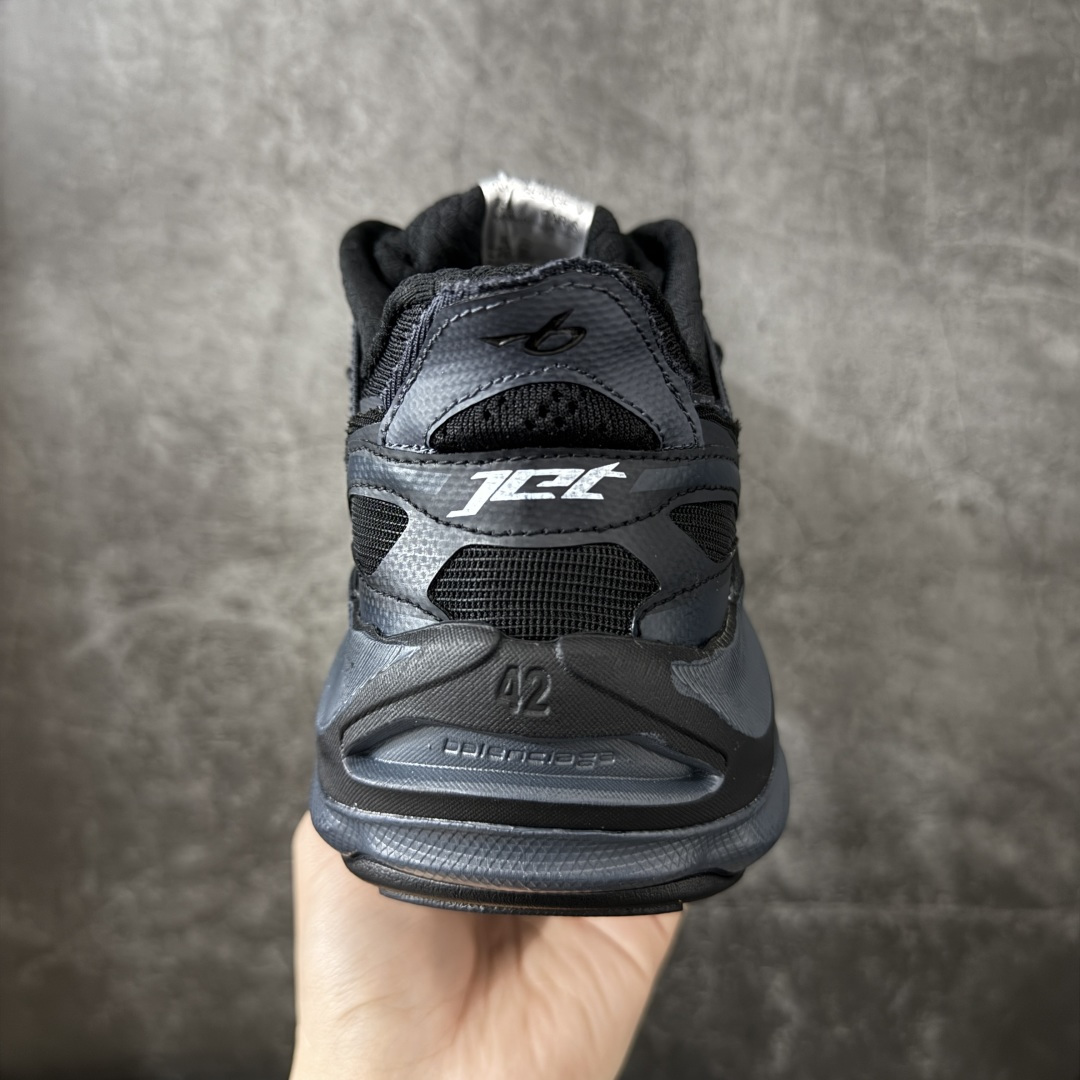 Balenciaga巴黎世家26代 Jet 压纹印花 圆头厚底4.25cm 低帮 老爹鞋 男款 黑色市场