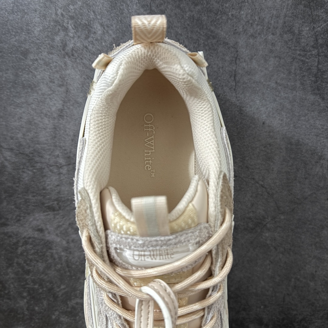 Off-White OW最新款跑鞋 复古休闲鞋百分百原盒正确版 原楦原纸板数据开发 4层分离大底#鞋面采