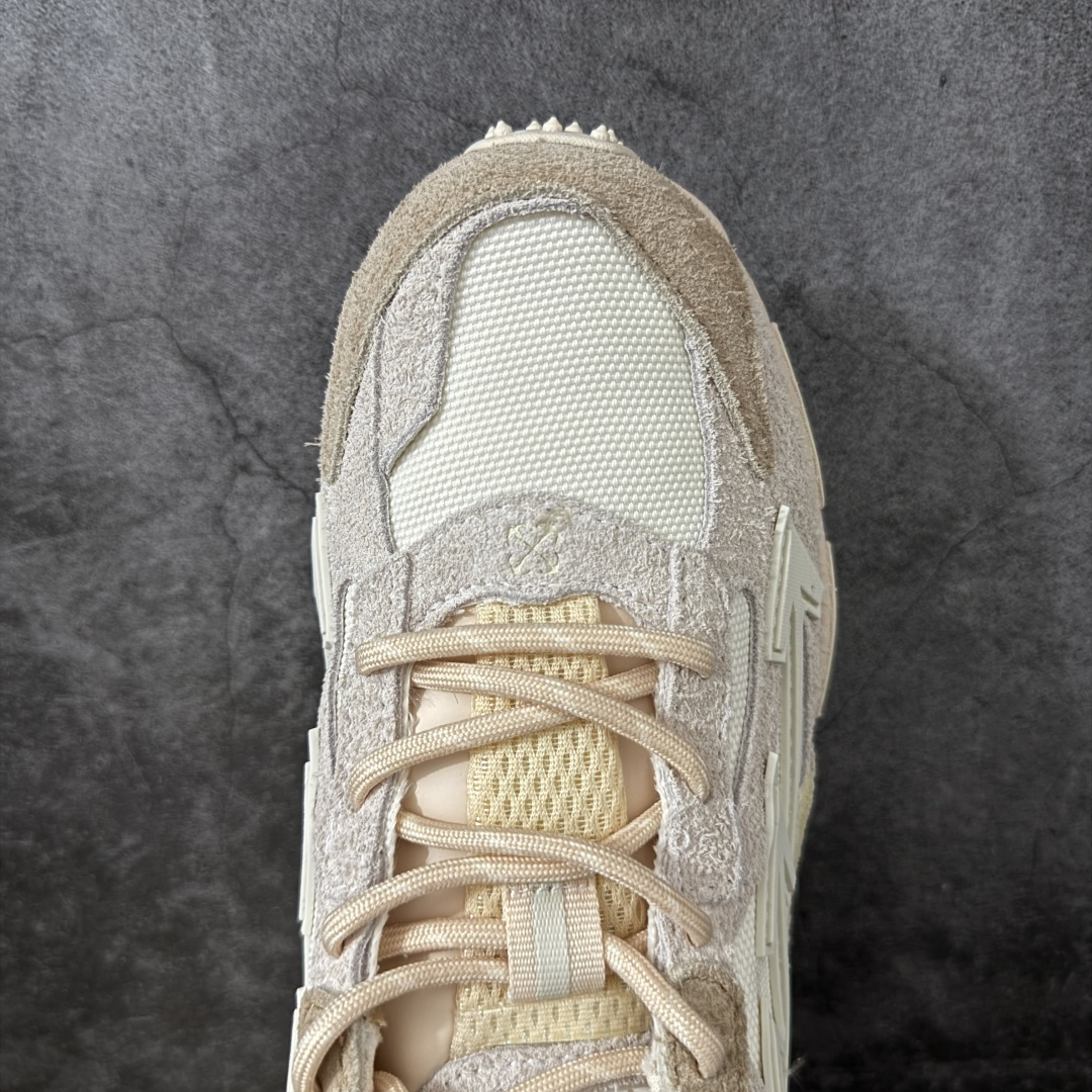 Off-White OW最新款跑鞋 复古休闲鞋百分百原盒正确版 原楦原纸板数据开发 4层分离大底#鞋面采