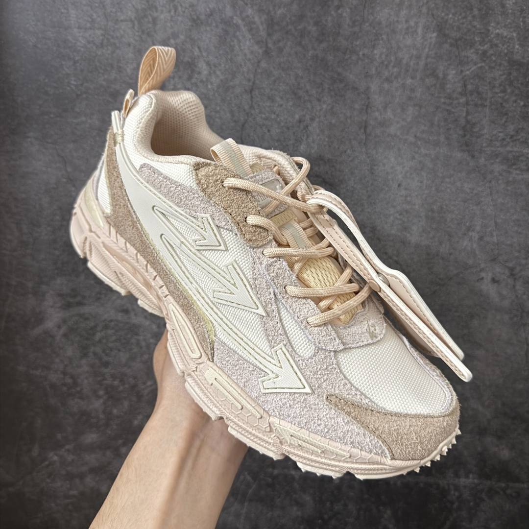 Off-White OW最新款跑鞋 复古休闲鞋百分百原盒正确版 原楦原纸板数据开发 4层分离大底#鞋面采
