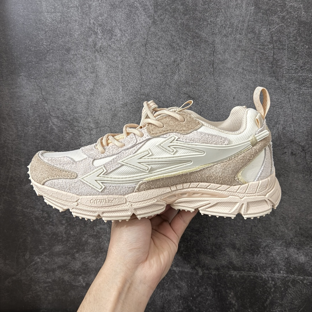Off-White OW最新款跑鞋 复古休闲鞋百分百原盒正确版 原楦原纸板数据开发 4层分离大底#鞋面采