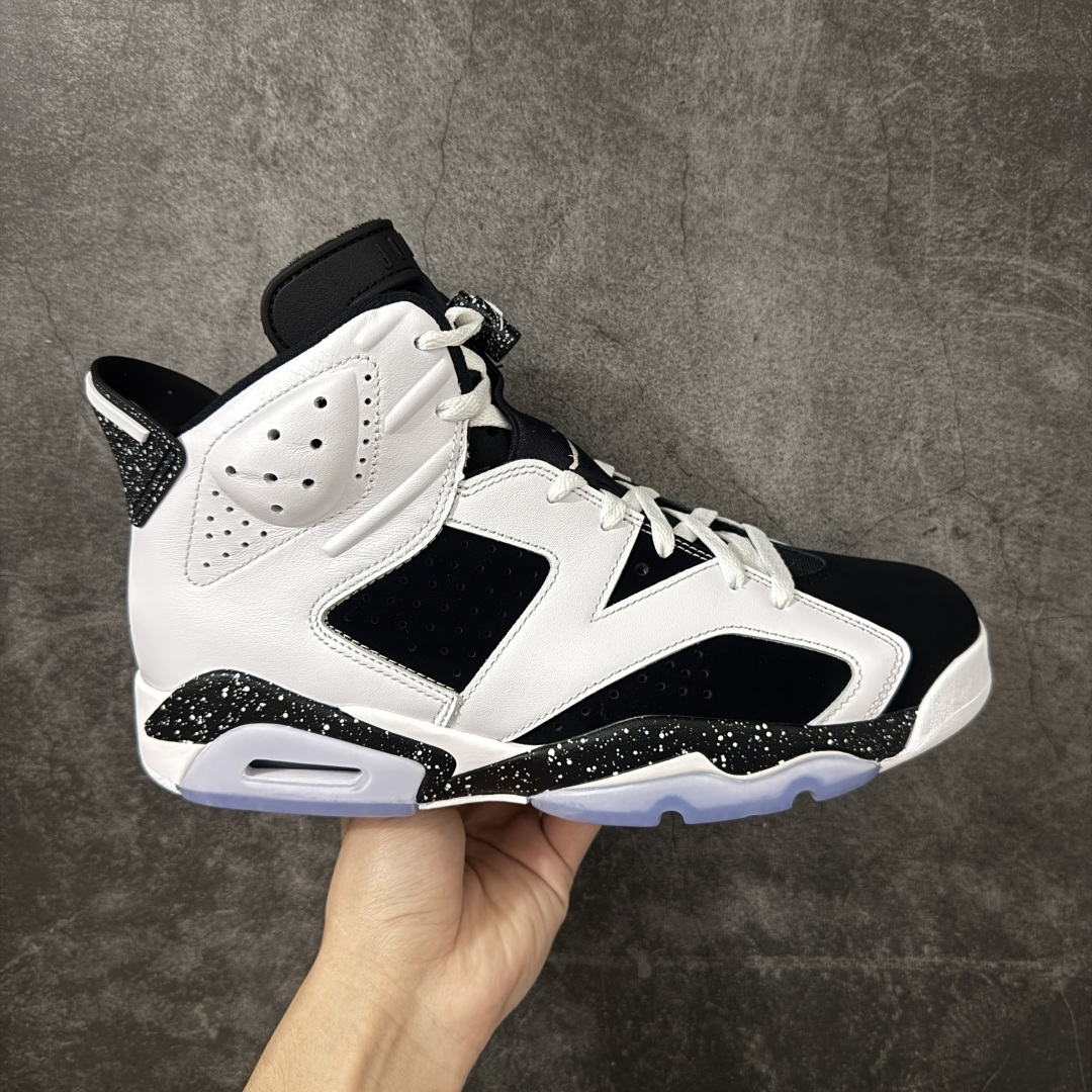 【LS莞顶版本】Air Jordan AJ6 Retro 奥利奥黑白CT8529-108 高端零售裸鞋圈特供批次 SZ原厂全套原楦原纸板冲刀磨具开发 原厂皮料加持 原厂港宝加持定型后跟R度完美 同源原厂电绣 飞翼针数密度立体效果一致 百分百一致原鞋 原厂拉帮工艺 针距密度一致 后跟弧度收口自然不对折 极致一眼正品既视感 进口玻璃冲刀皮料裁剪零毛边 全鞋电脑针车工艺 品控清洁度最高QC检验标准 免检产品 原厂订购鞋盒、鞋标、防尘纸、鞋撑、鞋带 追求极致的原厂味道 尺码：40 40.5 41 42 42.5 43 44 44.5 45 46 47.5 48.5-选品中心