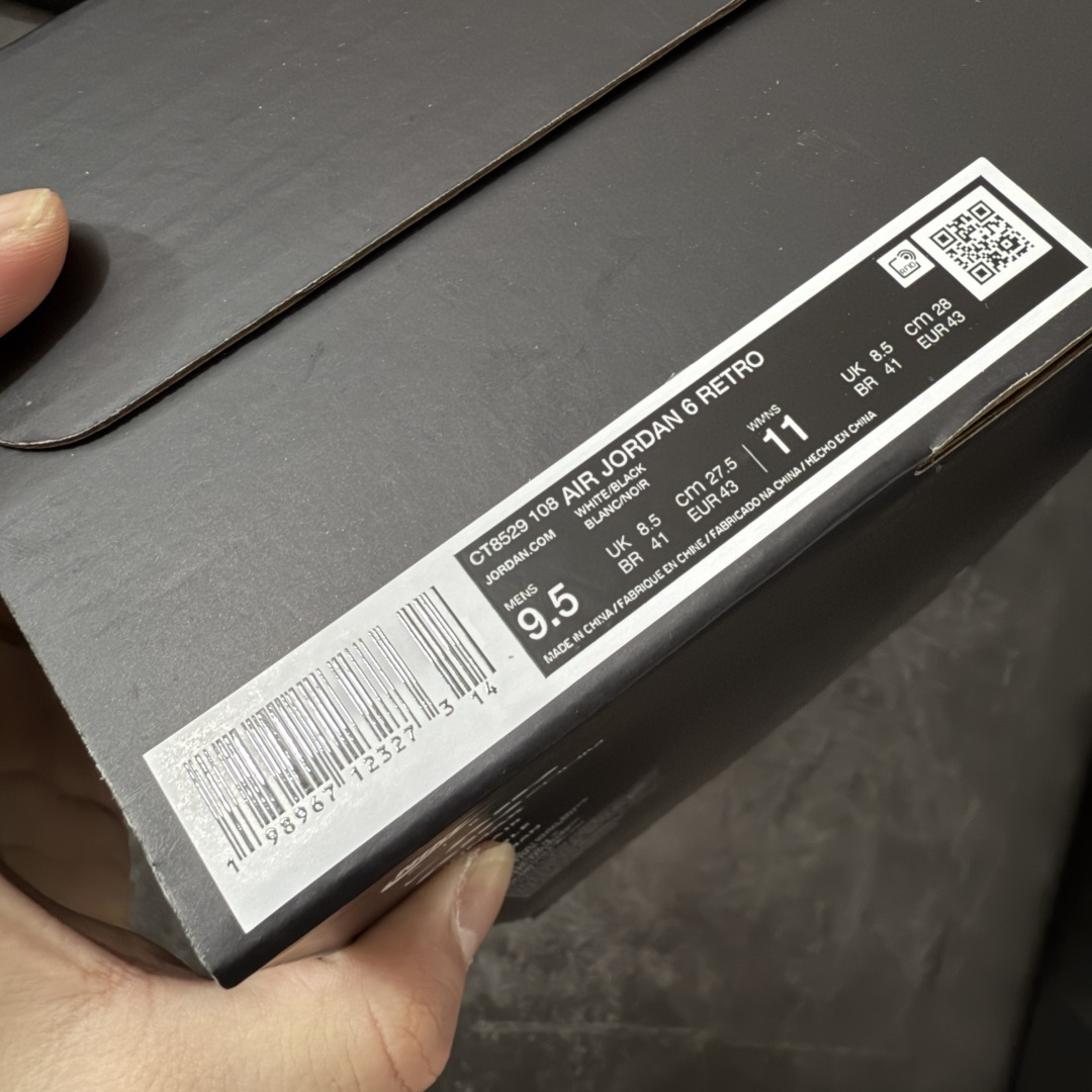 Air Jordan AJ6 Retro 奥利奥黑白CT8529-108高端零售裸鞋圈特供批次SZ原厂全