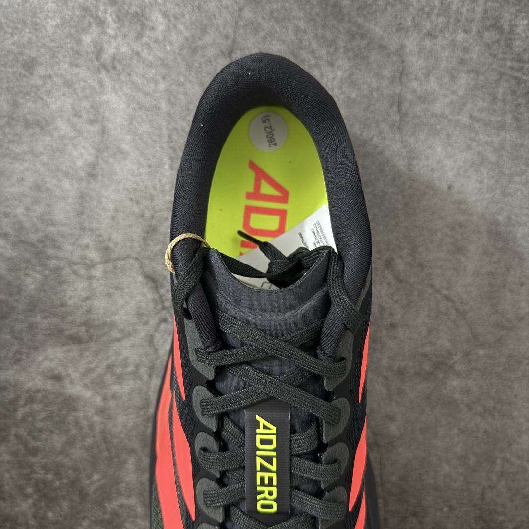 Adidas Adizero EVO SL 马拉松竞速专业跑鞋市场最强版出货原材料 内置碳板原厂网纱潮流