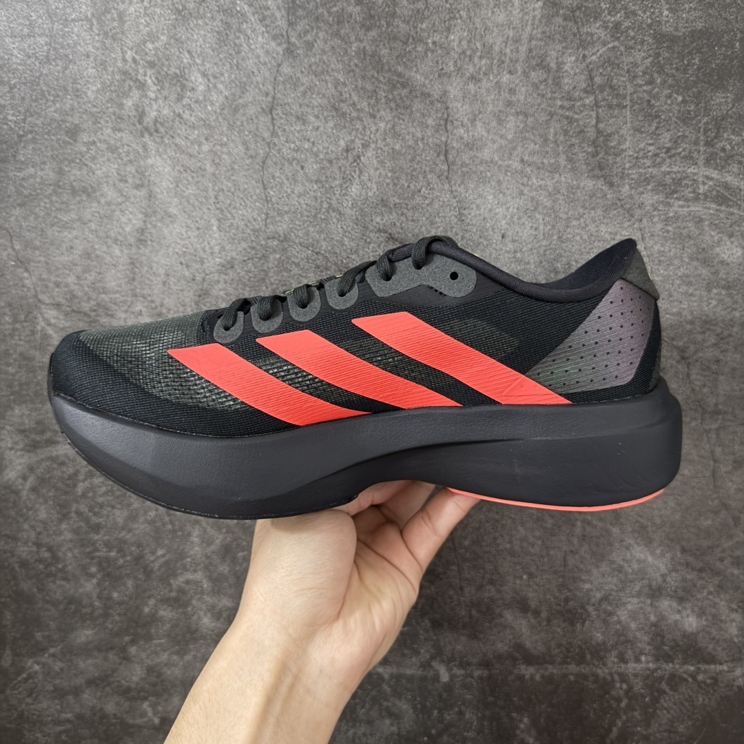 Adidas Adizero EVO SL 马拉松竞速专业跑鞋市场最强版出货原材料 内置碳板原厂网纱潮流