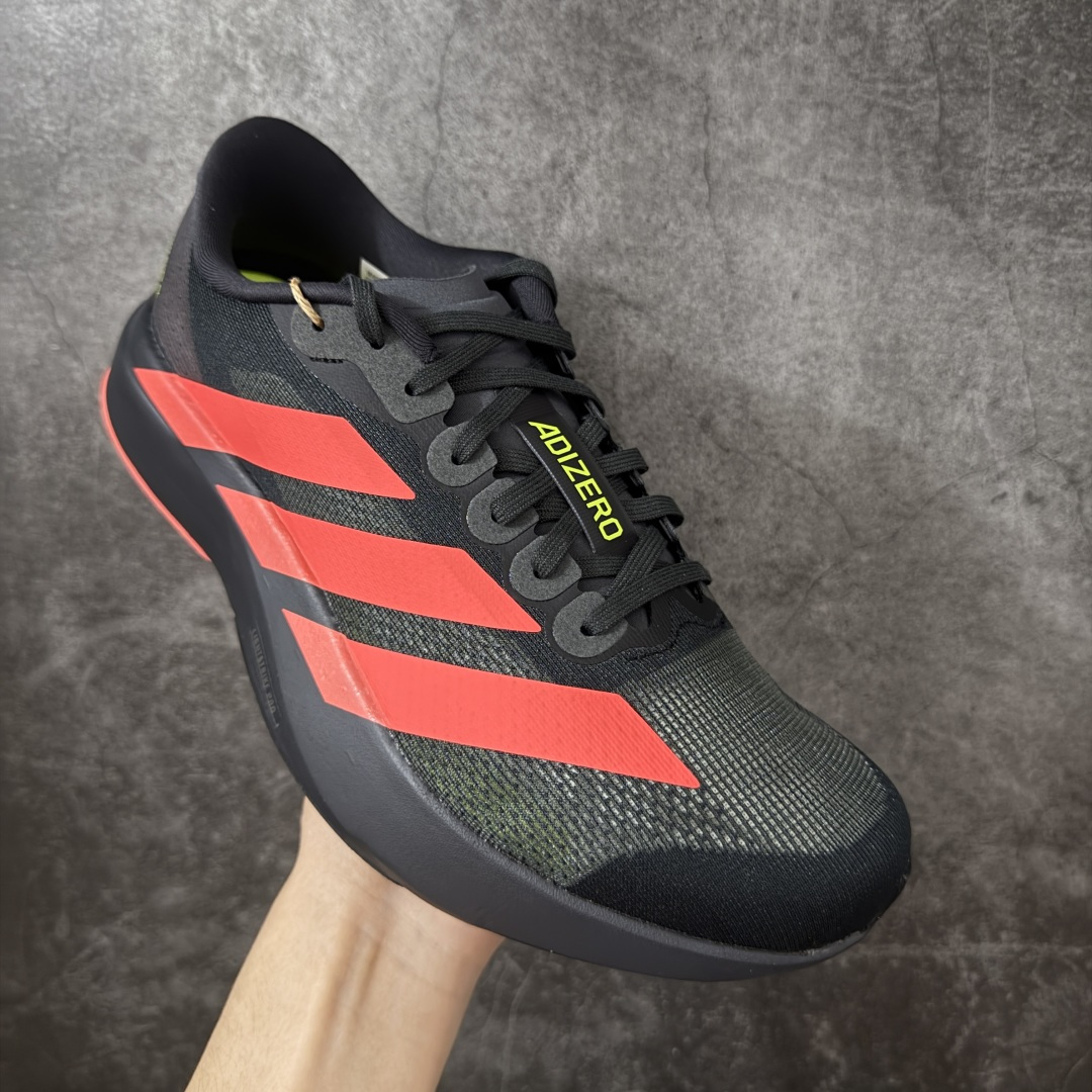 Adidas Adizero EVO SL 马拉松竞速专业跑鞋市场最强版出货原材料 内置碳板原厂网纱潮流