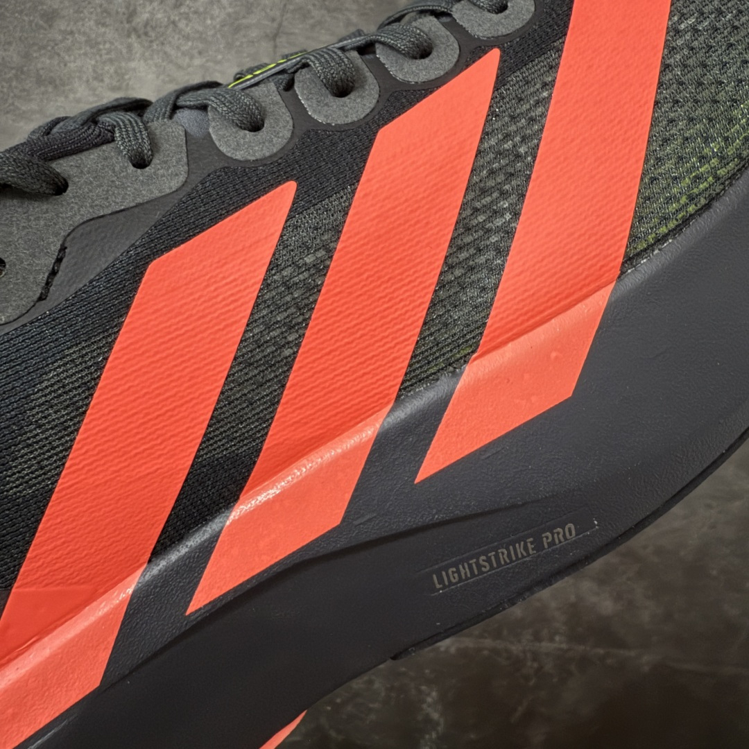 Adidas Adizero EVO SL 马拉松竞速专业跑鞋市场最强版出货原材料 内置碳板原厂网纱潮流