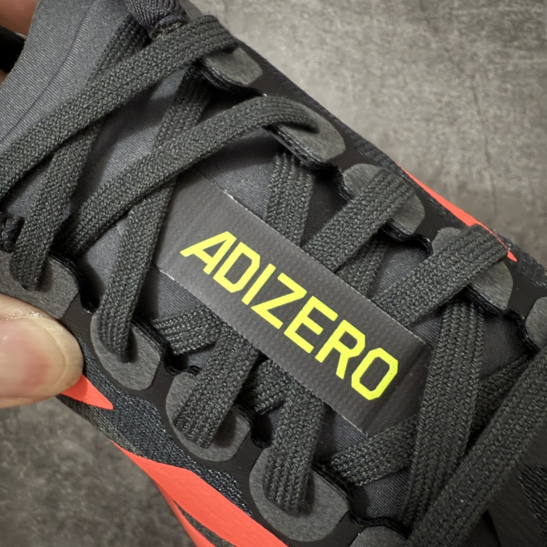 Adidas Adizero EVO SL 马拉松竞速专业跑鞋市场最强版出货原材料 内置碳板原厂网纱潮流