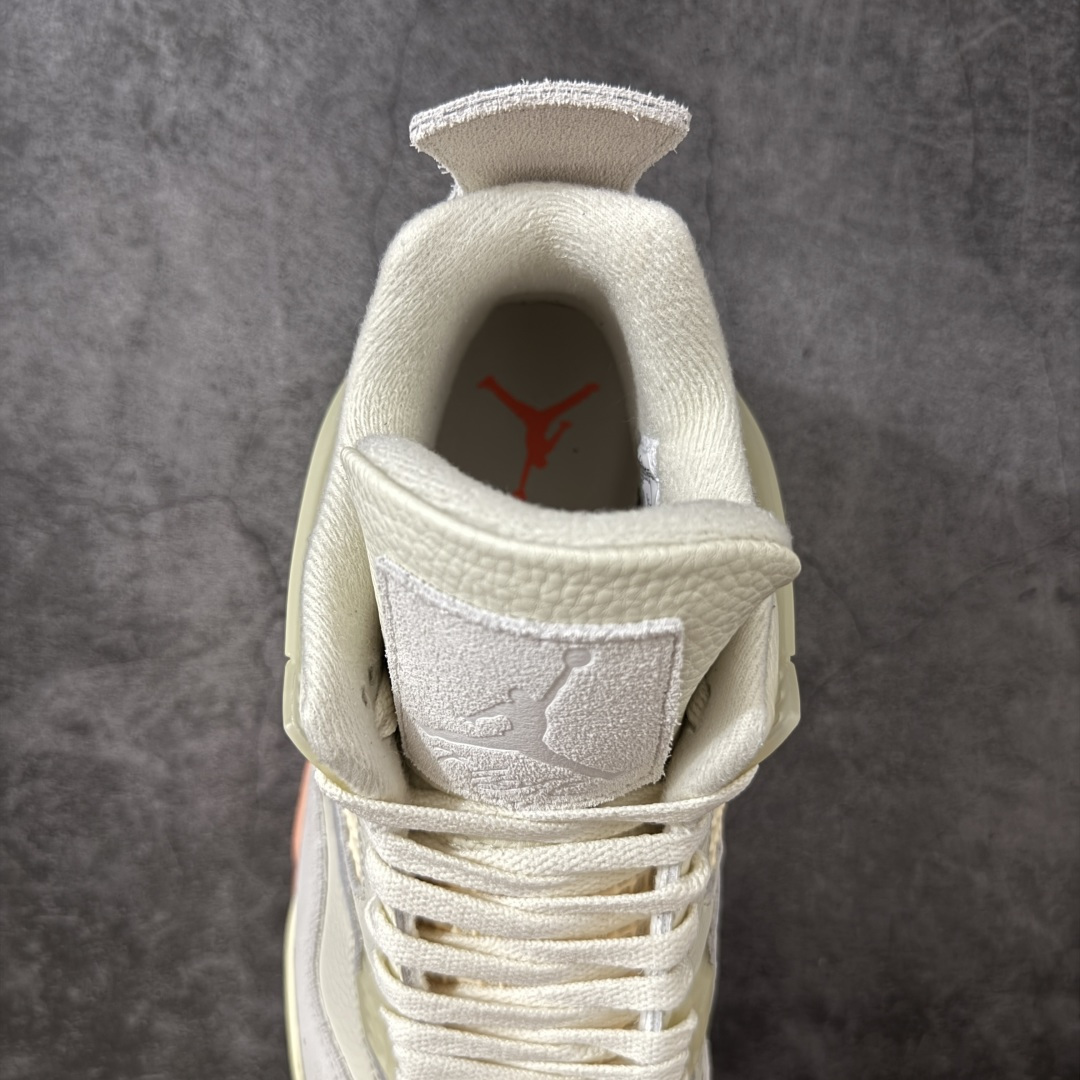 Air Jordan AJ4 Birds of Paradise 乔丹4代天堂鸟米白橙货号：HV0823
