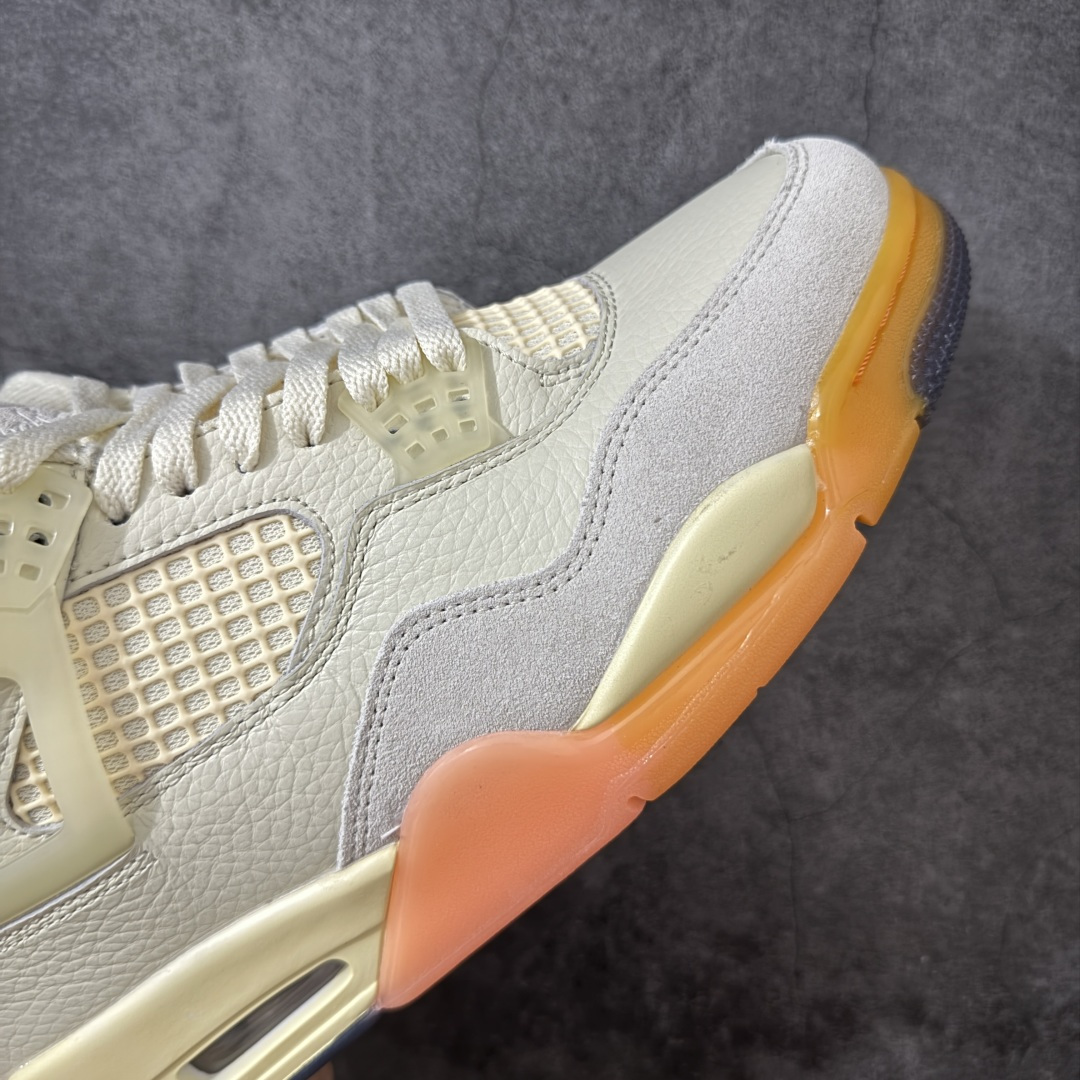 Air Jordan AJ4 Birds of Paradise 乔丹4代天堂鸟米白橙货号：HV0823
