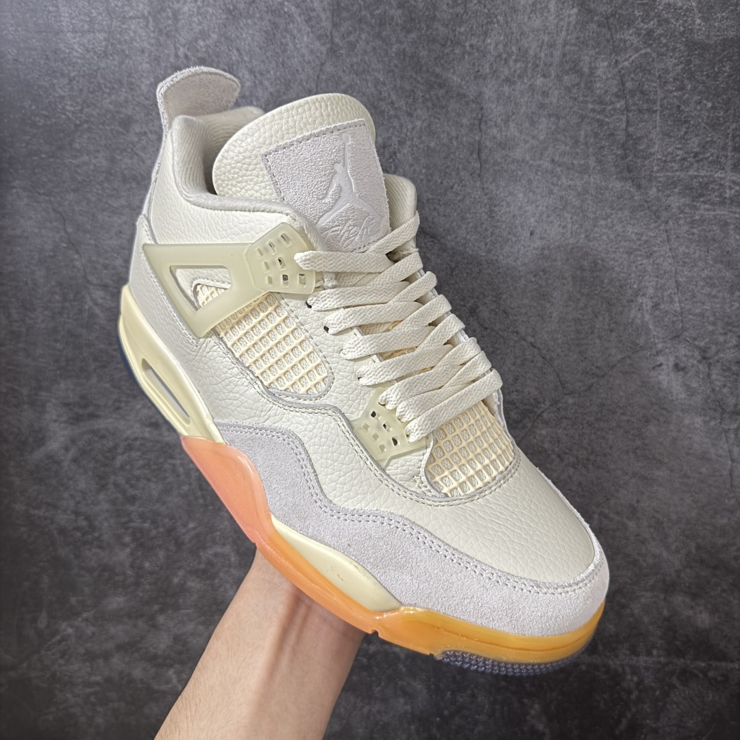 Air Jordan AJ4 Birds of Paradise 乔丹4代天堂鸟米白橙货号：HV0823