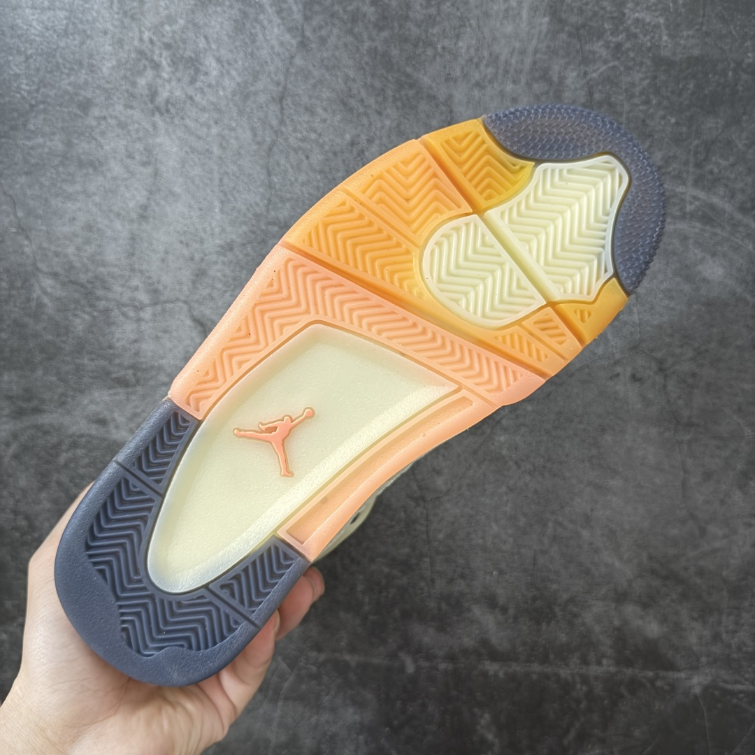 Air Jordan AJ4 Birds of Paradise 乔丹4代天堂鸟米白橙货号：HV0823
