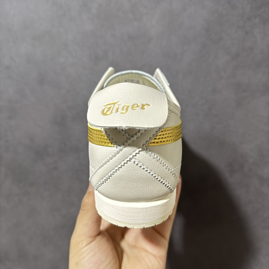 Onitsuka Tiger鬼塚虎 MEXICO 66 牛皮革 复古白金配色百搭 生活休闲鞋 男女同款货