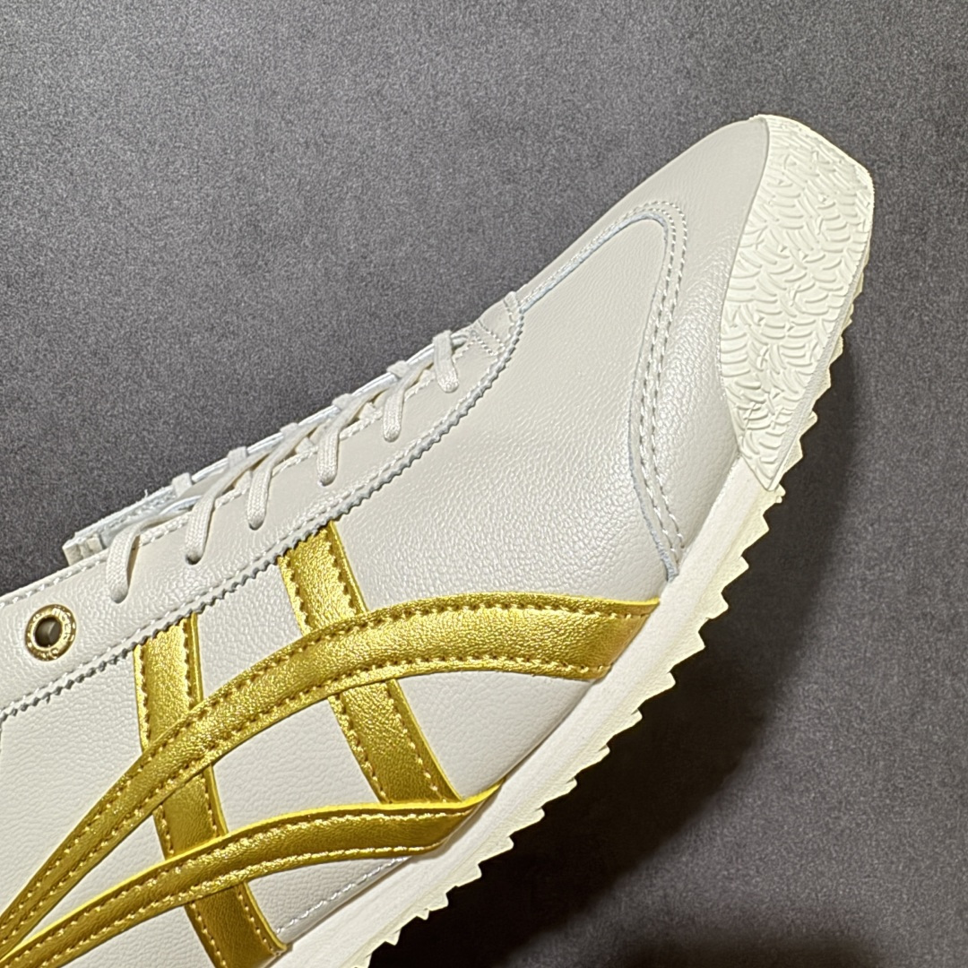 Onitsuka Tiger鬼塚虎 MEXICO 66 牛皮革 复古白金配色百搭 生活休闲鞋 男女同款货