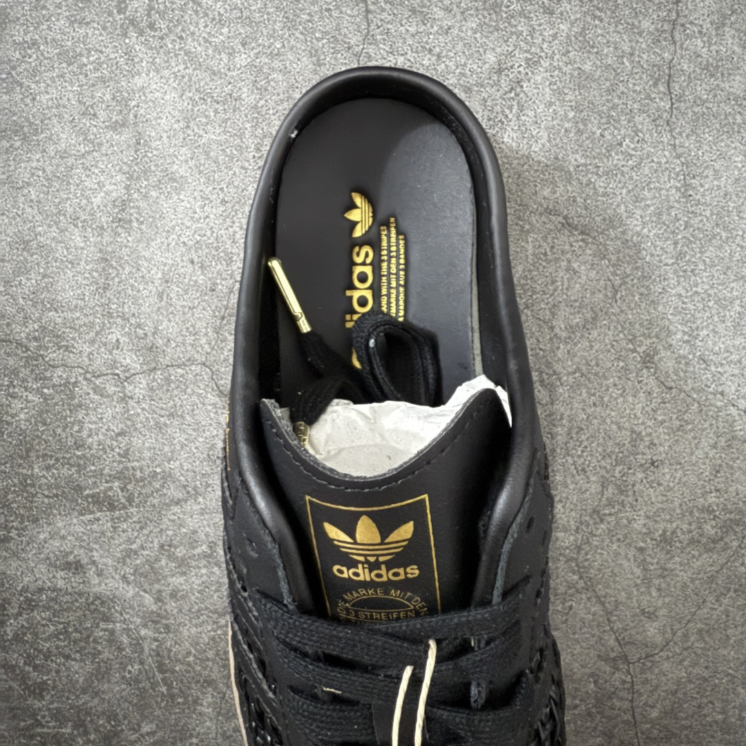 Adidas Originals Samba OG Mule 桑巴舞系列 阿迪达斯 三叶草 低帮休闲拖鞋