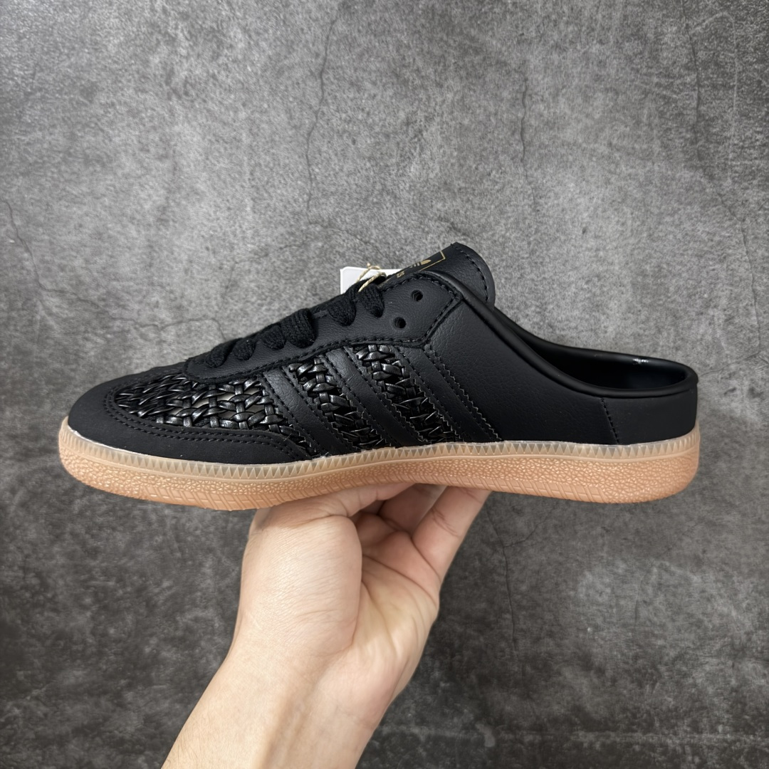 Adidas Originals Samba OG Mule 桑巴舞系列 阿迪达斯 三叶草 低帮休闲拖鞋