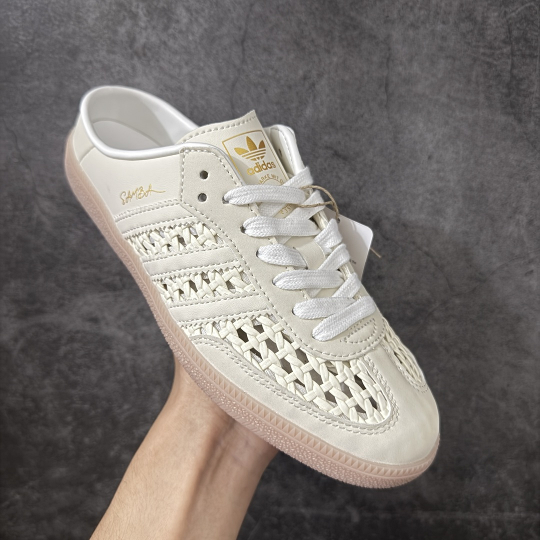 Adidas Originals Samba OG Mule 桑巴舞系列 阿迪达斯 三叶草 低帮休闲拖鞋