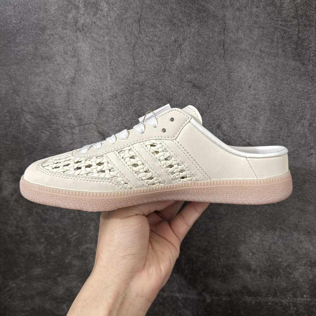 Adidas Originals Samba OG Mule 桑巴舞系列 阿迪达斯 三叶草 低帮休闲拖鞋