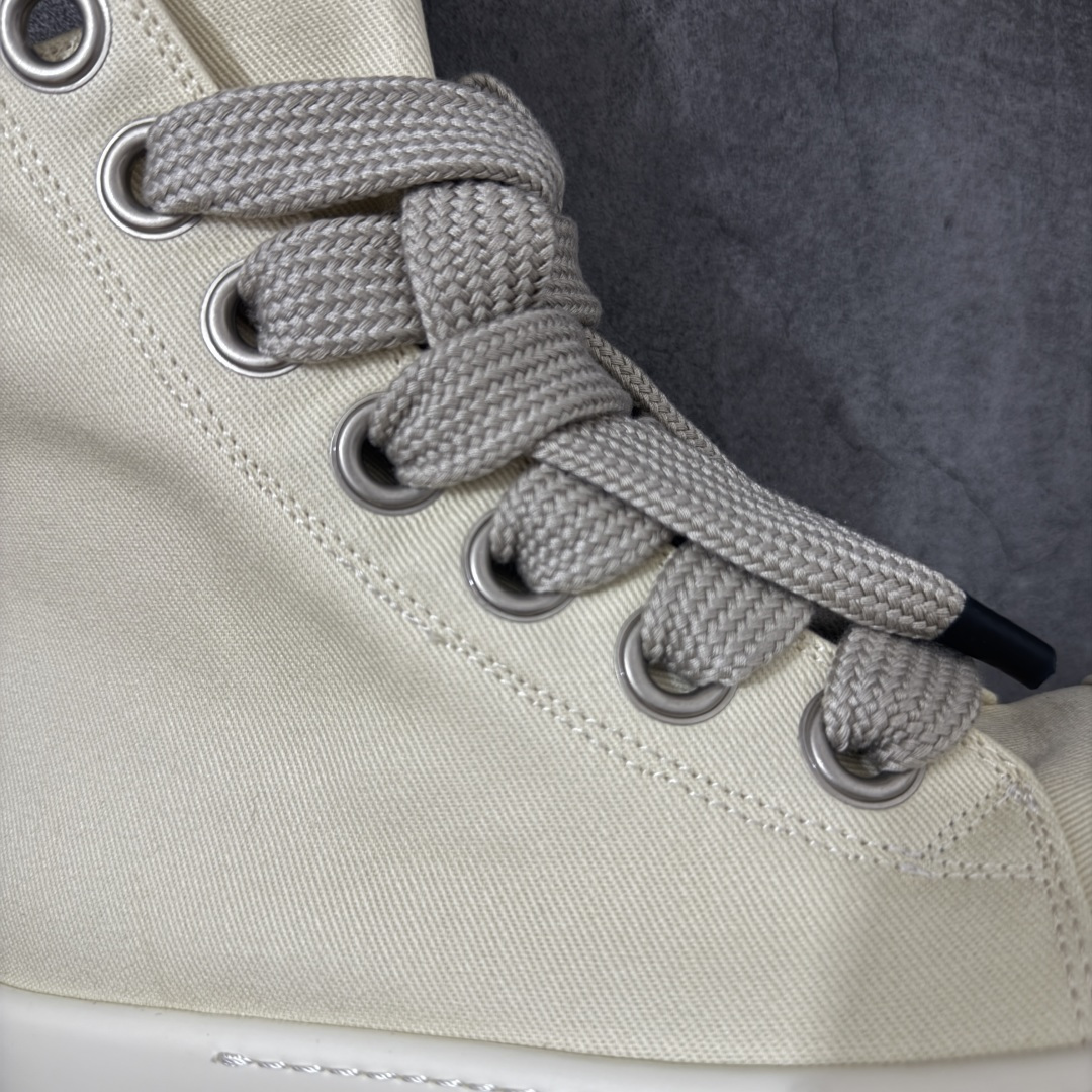 帆布大匡威RO / Rick Owens DRKSHDW 瑞克·欧文斯 大匡威/高帮厚底/ 水洗牛仔帆布