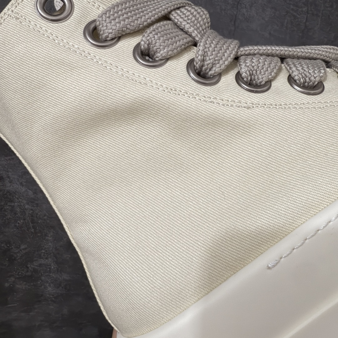 帆布大匡威RO / Rick Owens DRKSHDW 瑞克·欧文斯 大匡威/高帮厚底/ 水洗牛仔帆布