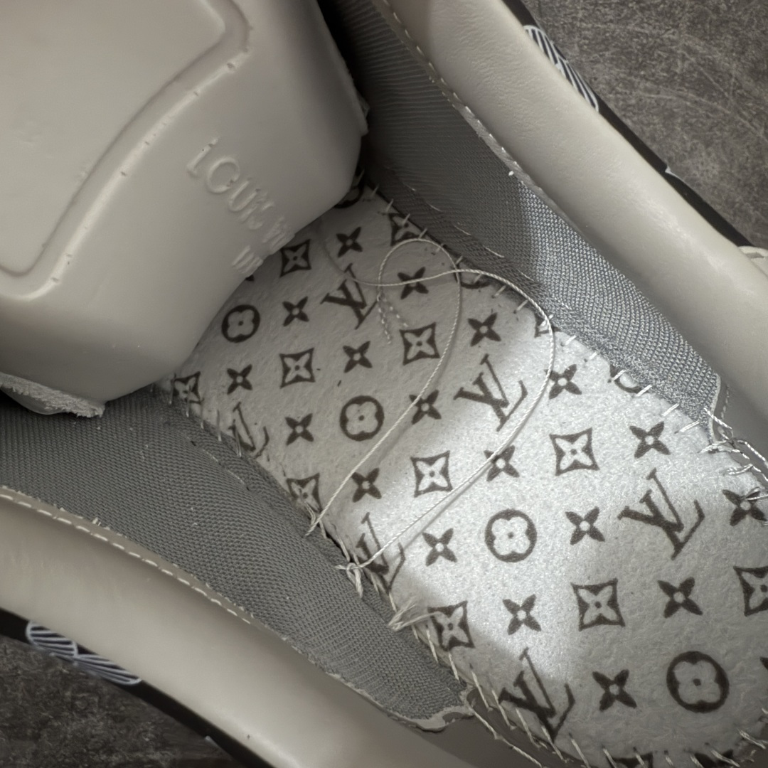 图片[9]-【海淘代购版】LOUIS VUITTON LV Beverly Hills 牛皮 圆头系带 低帮 时尚板鞋 男款 白色 海淘代购同渠道品质 高端零售 外贸充正专供 原版购入开发 ZP级全套包装 完美楦型 正确卡色 大底TPU 质感媲美原版 细节与原版一致 请注意区分市面通货材 尺码：38 39 40 41 42 43 44 45 46-选品中心