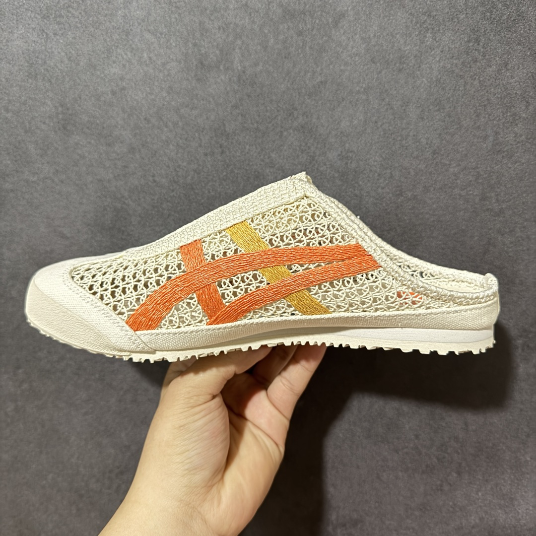 图片[2]-【公司级】亚瑟士 /Onitsuka Tiger鬼冢虎 MEXICO 66 SABOT 网面透气 新款舒适一脚蹬男女运动休闲鞋 货号：1183C123-251 尺码：36/45-选品中心