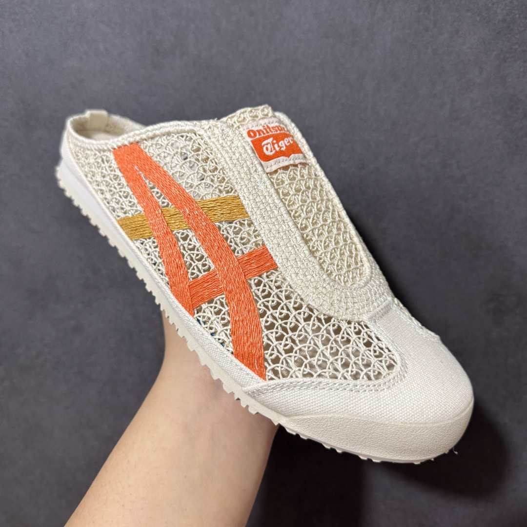 图片[3]-【公司级】亚瑟士 /Onitsuka Tiger鬼冢虎 MEXICO 66 SABOT 网面透气 新款舒适一脚蹬男女运动休闲鞋 货号：1183C123-251 尺码：36/45-选品中心