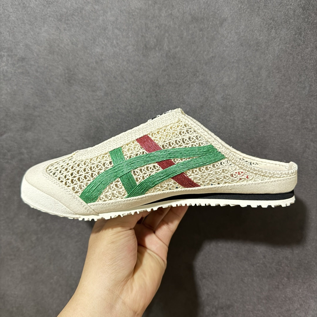 图片[2]-【公司级】亚瑟士 /Onitsuka Tiger鬼冢虎 MEXICO 66 SABOT 网面透气 新款舒适一脚蹬男女运动休闲鞋 货号：1183C123-103 尺码：36/45-选品中心