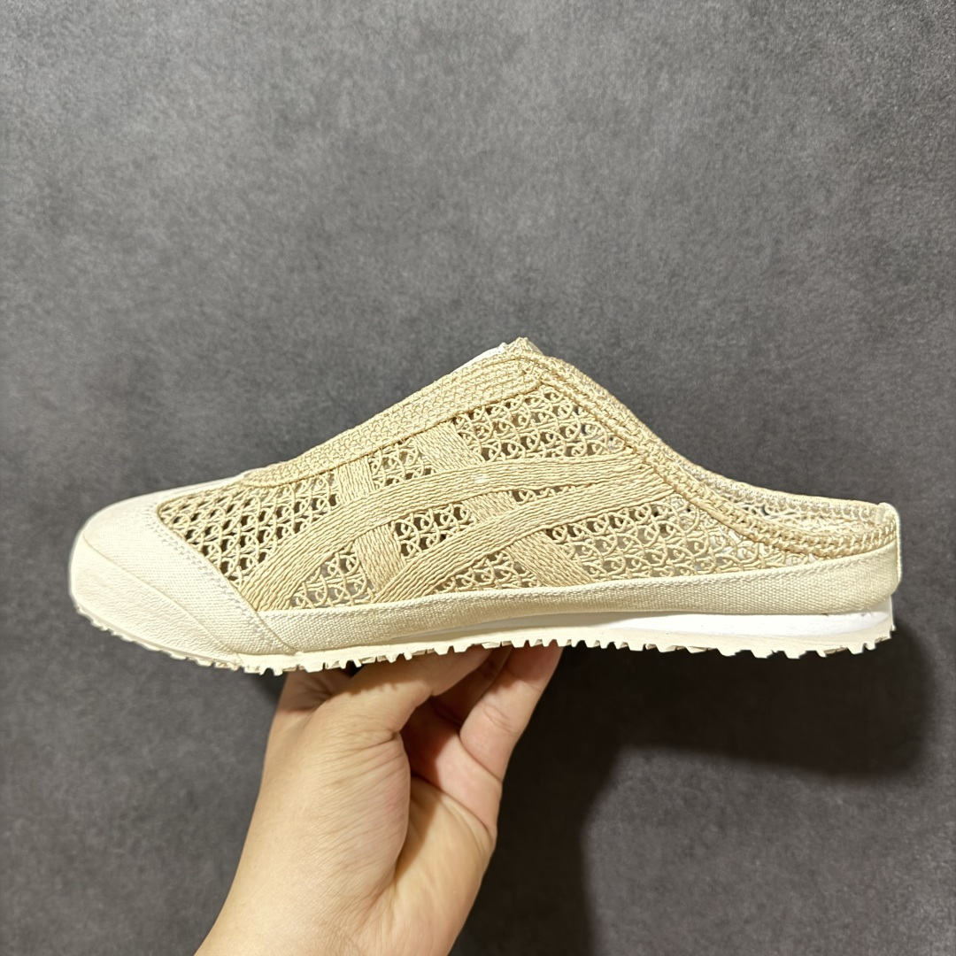 图片[2]-【公司级】亚瑟士 /Onitsuka Tiger鬼冢虎 MEXICO 66 SABOT 网面透气 新款舒适一脚蹬男女运动休闲鞋 货号：1183C123-250 尺码：36/45-选品中心
